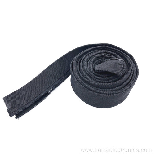zipper sleeve cable management sleeve for wire protection